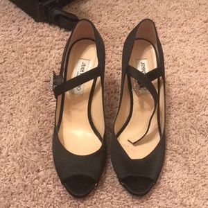 ❗️MOVING SALE❗️jimmy choo black open toed heels